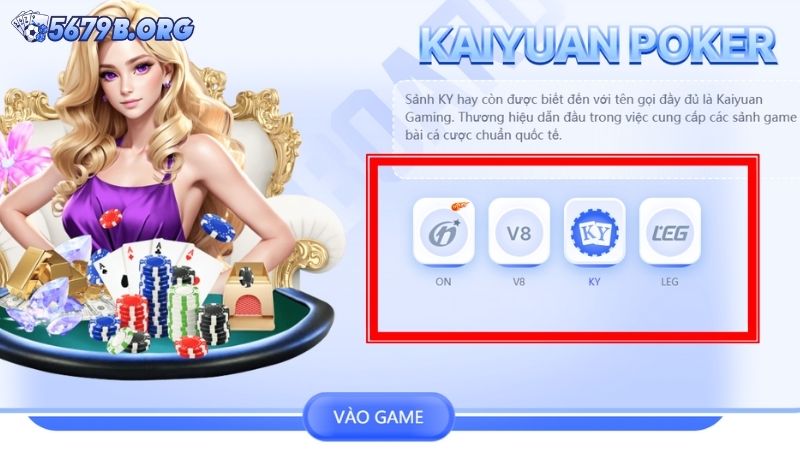Điểm danh sảnh game bài nổi tiếng tại 5679