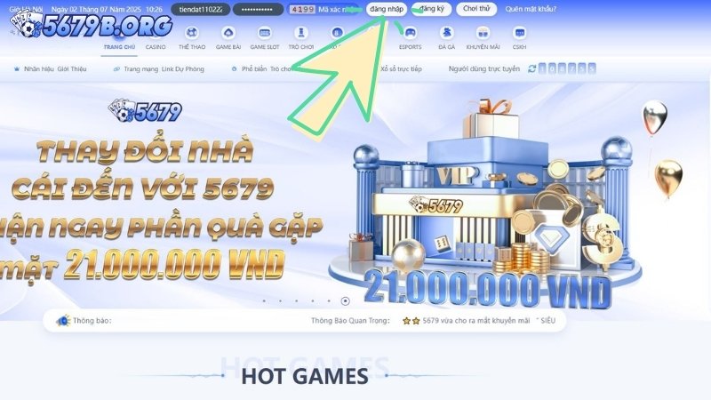 Hướng dẫn đăng nhập 5679 chỉ trong 1 phút