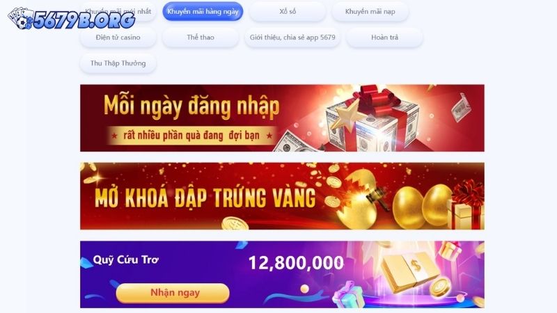 Một số chương trình khuyến mãi 5679 triển khai